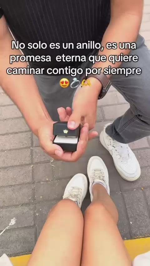 💍ANILLOS DE PROMESA PARA PAREJAS + CAJA DE REGALO + PELUCHE🧸